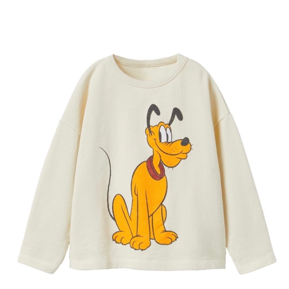 ZARA Disney Pluto Plush Top